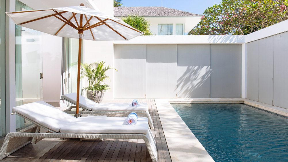 Villa Canggu - Villa North poolside area